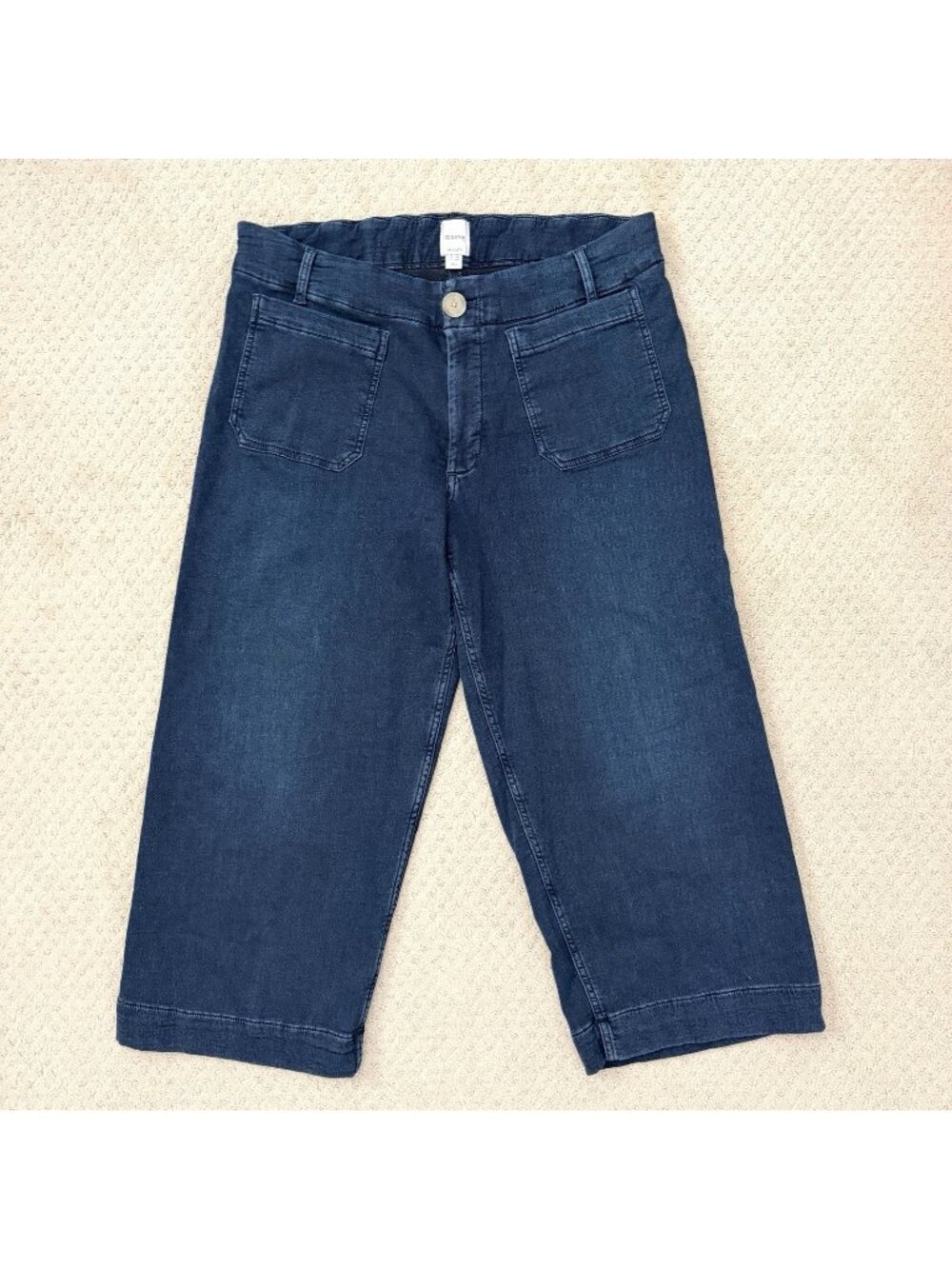 Maeve by Anthropologie The Colette Blue Wide Leg Stretch Jeans Women’s Size 16